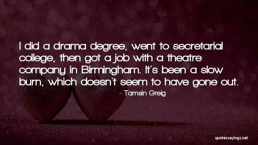 Theatre Drama Quotes By Tamsin Greig Theatre Drama Quotes By Tamsin Greig