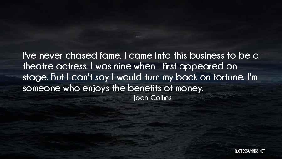 Theatre Stage Quotes By Joan Collins Theatre Stage Quotes By Joan Collins