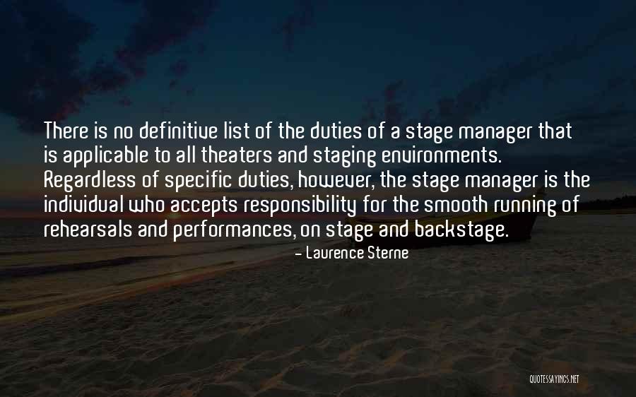 Theatre Stage Quotes By Laurence Sterne Theatre Stage Quotes By Laurence Sterne