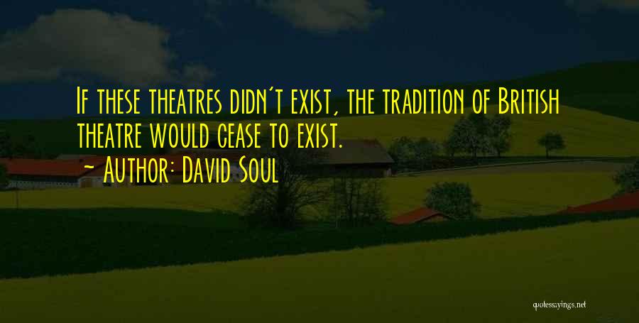 Theatres Quotes By David Soul