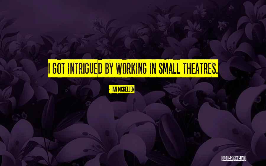 Theatres Quotes By Ian McKellen Theatres Quotes By Ian McKellen