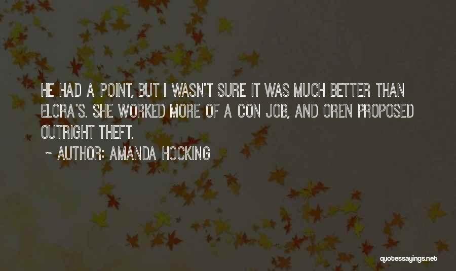 Theft Quotes By Amanda Hocking