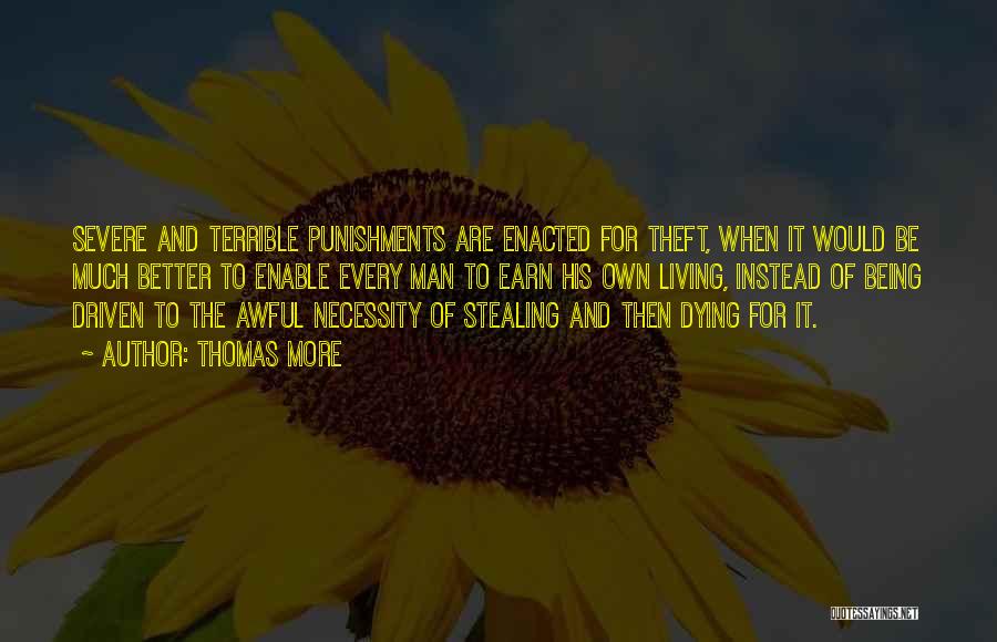 Theft Stealing Quotes By Thomas More