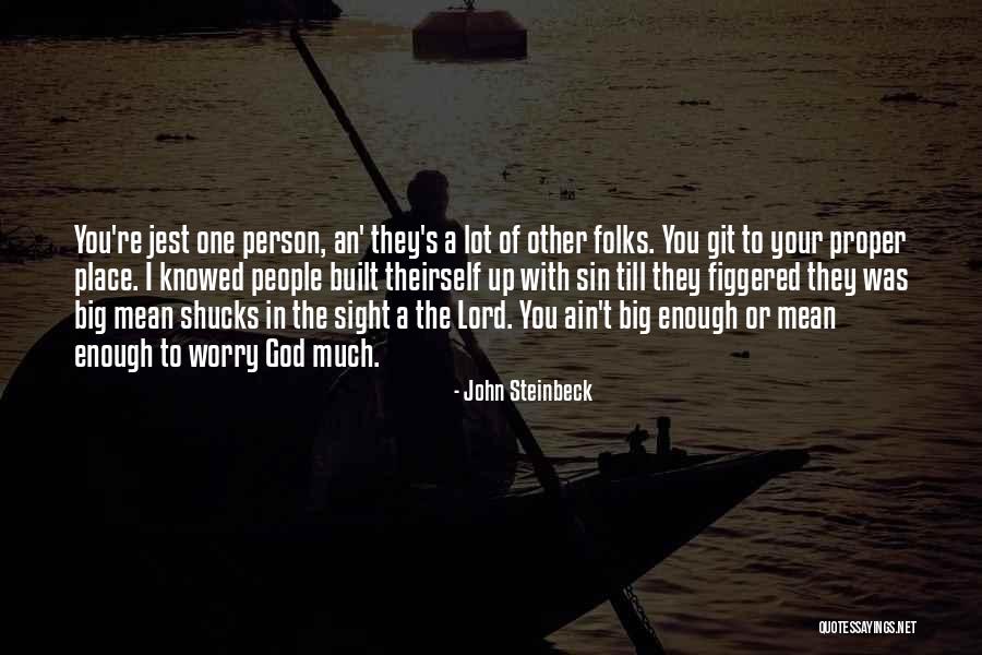 Theirself Vs Themselves Quotes By John Steinbeck