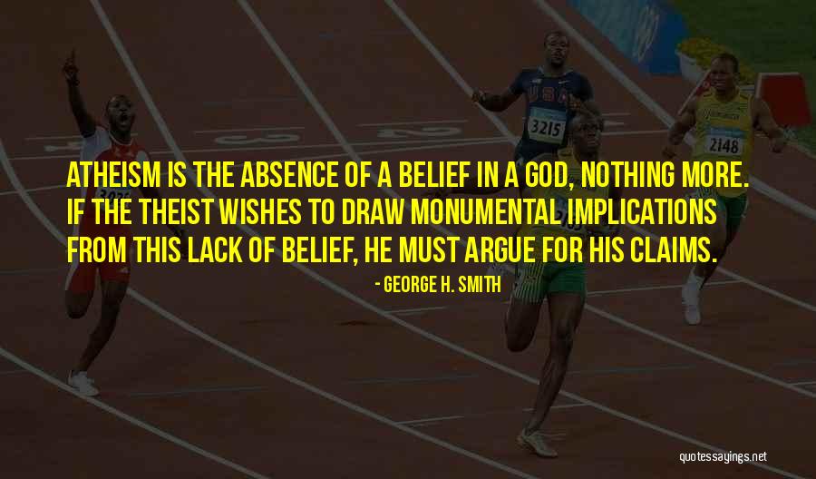 Theist Quotes By George H. Smith Theist Quotes By George H. Smith