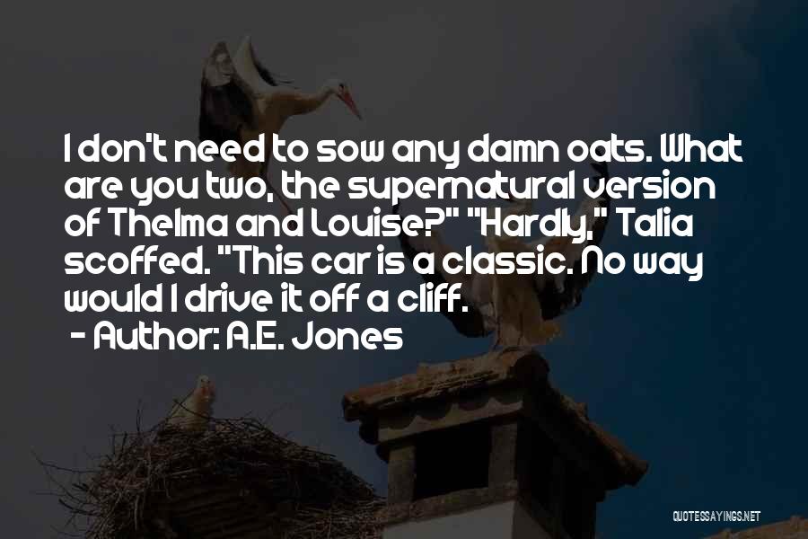Thelma And Louise Quotes By A.E. Jones