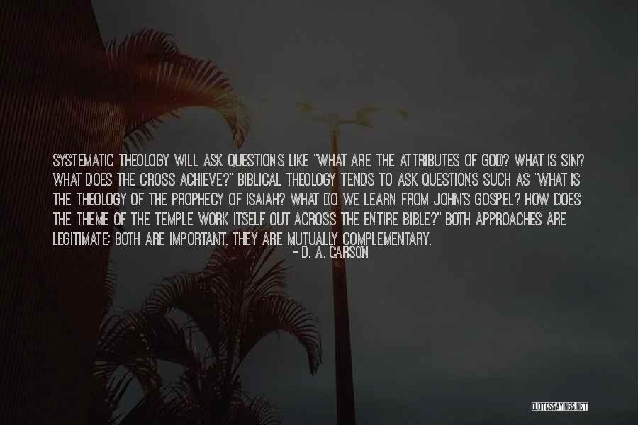 Theme Of Bible Quotes By D. A. Carson Theme Of Bible Quotes By D. A. Carson