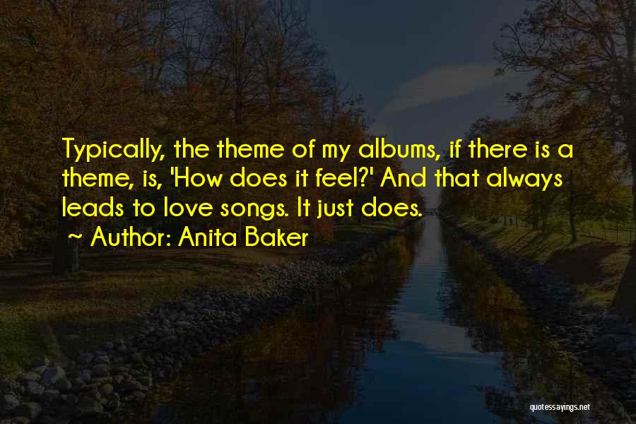 Theme Of Love Quotes By Anita Baker
