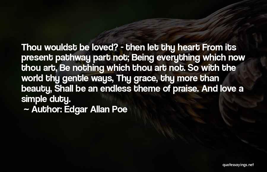 Theme Of Love Quotes By Edgar Allan Poe