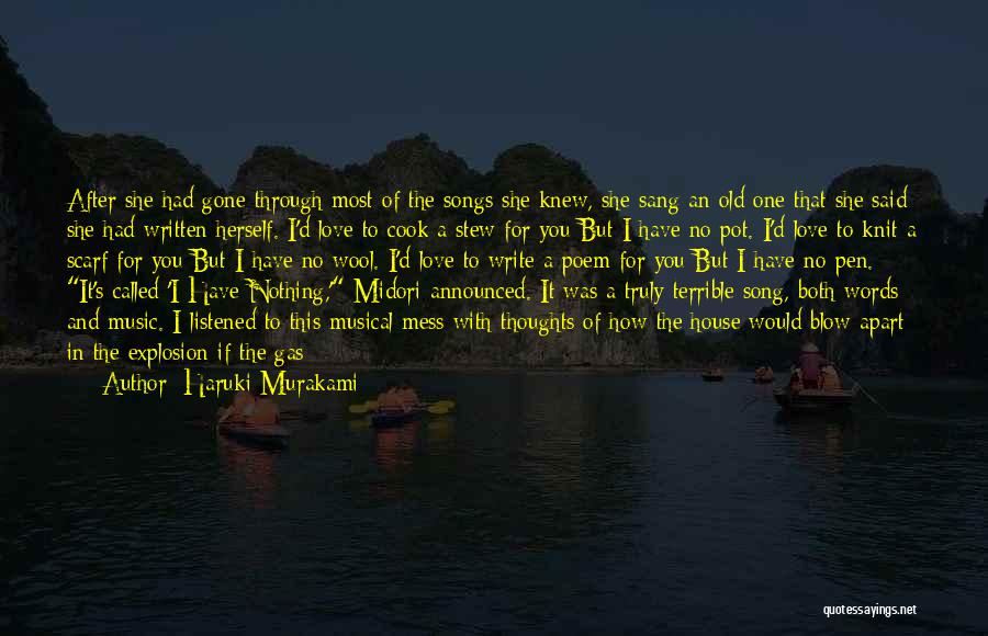Theme Of Love Quotes By Haruki Murakami