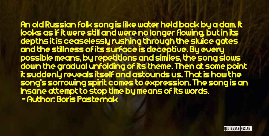 Theme Song Quotes By Boris Pasternak