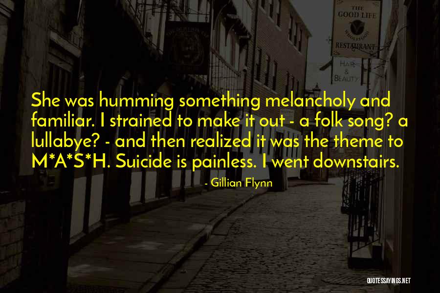 Theme Song Quotes By Gillian Flynn Theme Song Quotes By Gillian Flynn
