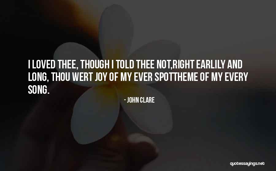 Theme Song Quotes By John Clare