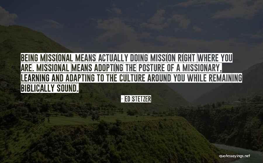 Themelimi Quotes By Ed Stetzer Themelimi Quotes By Ed Stetzer