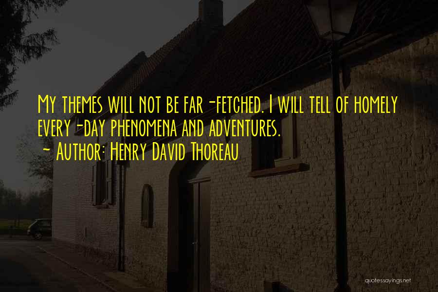 Themes And Quotes By Henry David Thoreau