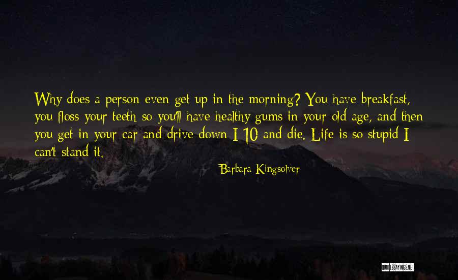 Then One Stupid Person Quotes By Barbara Kingsolver Then One Stupid Person Quotes By Barbara Kingsolver