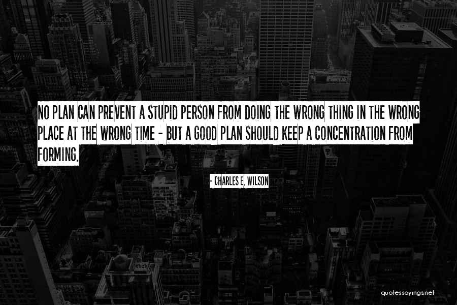 Then One Stupid Person Quotes By Charles E. Wilson Then One Stupid Person Quotes By Charles E. Wilson