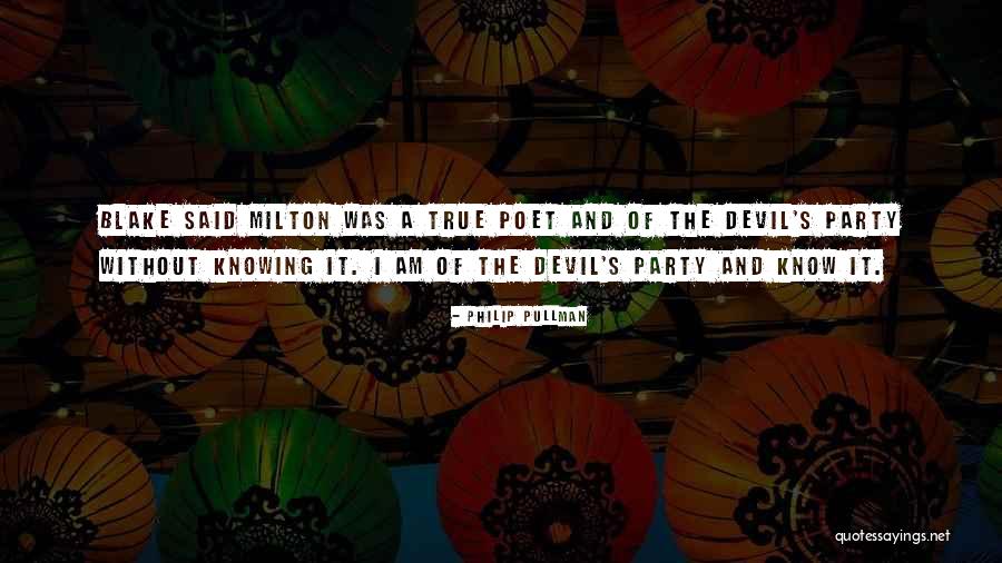 Then Satan Said Quotes By Philip Pullman