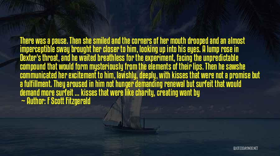Then She Smiled Quotes By F Scott Fitzgerald