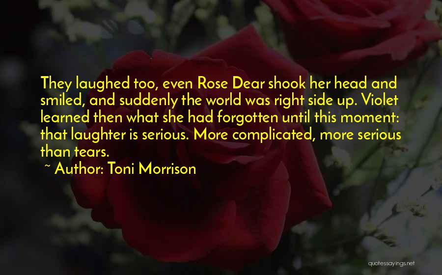 Then She Smiled Quotes By Toni Morrison