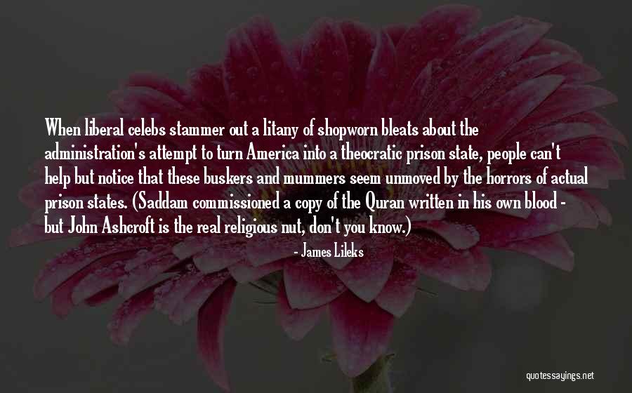 Theocratic Quotes By James Lileks Theocratic Quotes By James Lileks