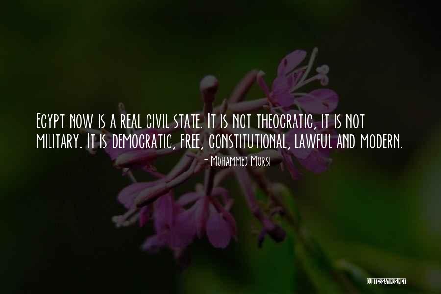 Theocratic Quotes By Mohammed Morsi Theocratic Quotes By Mohammed Morsi