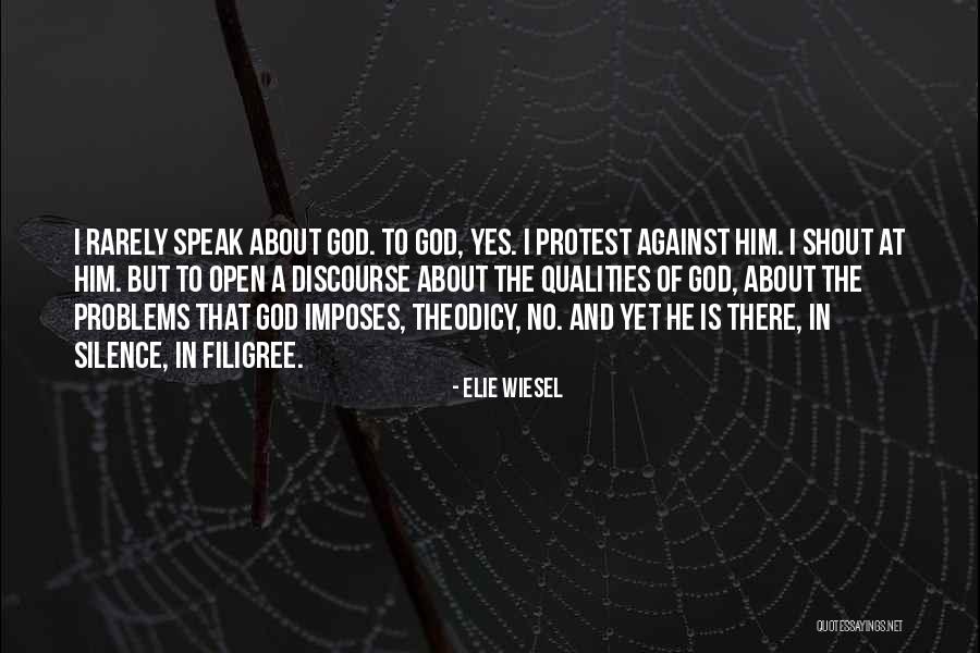 Theodicy Quotes By Elie Wiesel