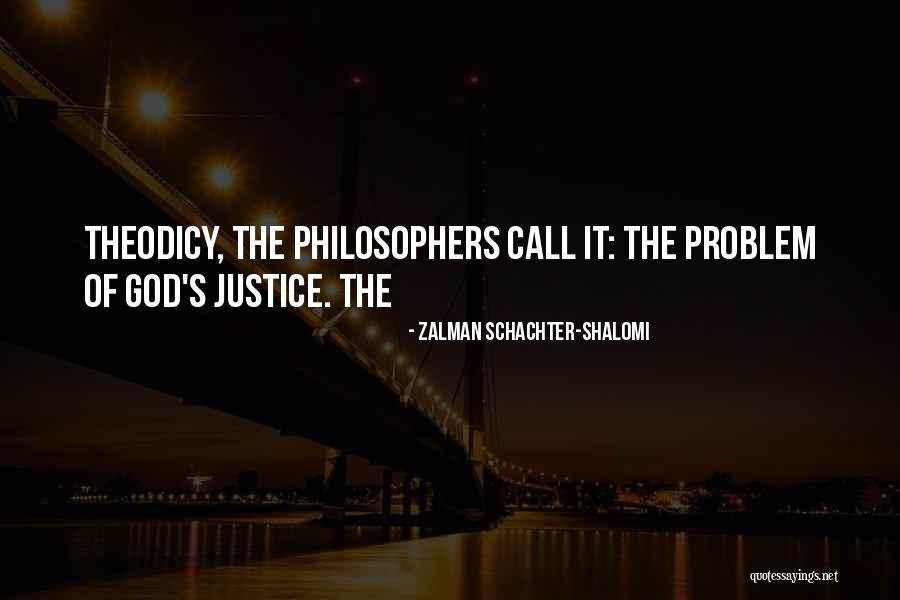 Theodicy Quotes By Zalman Schachter-Shalomi