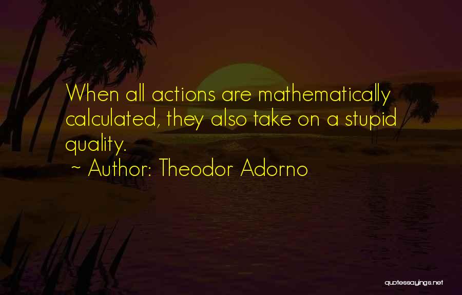 Theodor Adorno Quotes 490678