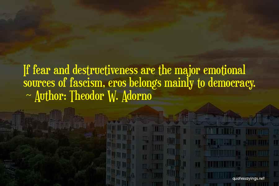 Theodor Quotes By Theodor W. Adorno