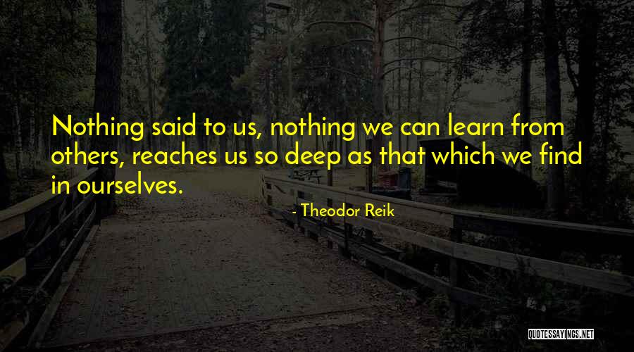 Theodor Reik Quotes 2213980 Theodor Reik Quotes 2213980
