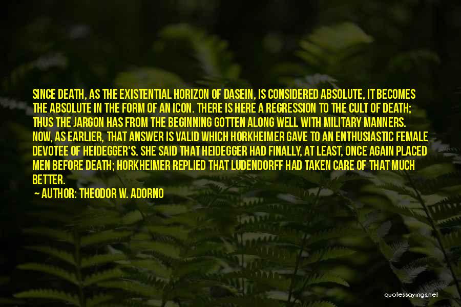 Theodor W. Adorno Quotes 1567809