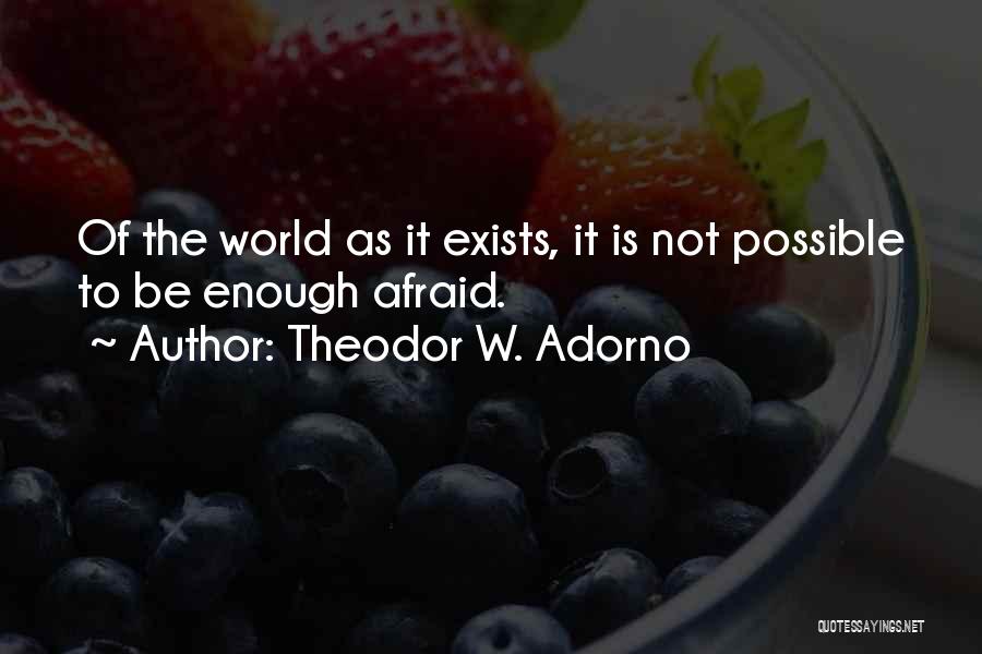 Theodor W. Adorno Quotes 2261474