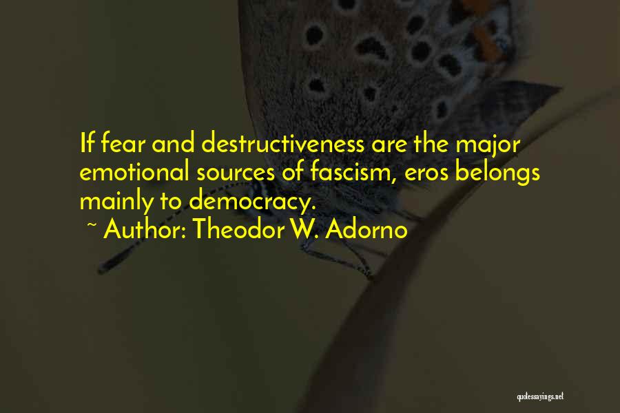 Theodor W. Adorno Quotes 531095