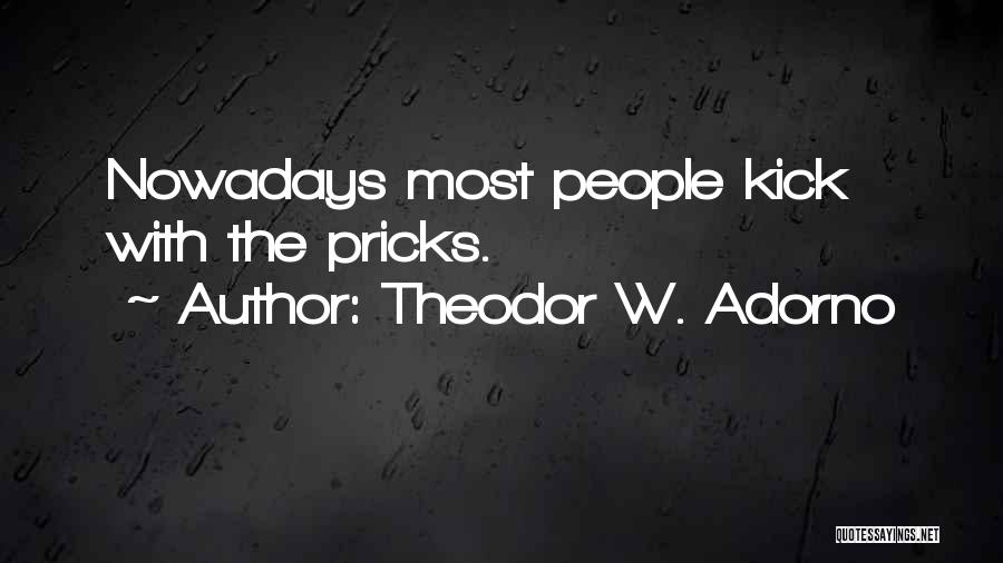 Theodor W. Adorno Quotes 684562