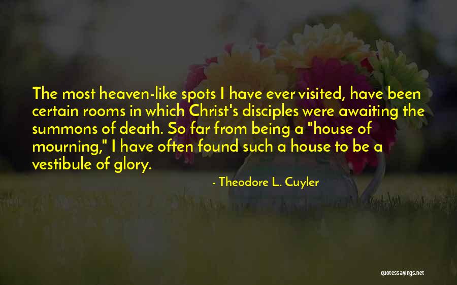 Theodore Cuyler Quotes By Theodore L. Cuyler Theodore Cuyler Quotes By Theodore L. Cuyler