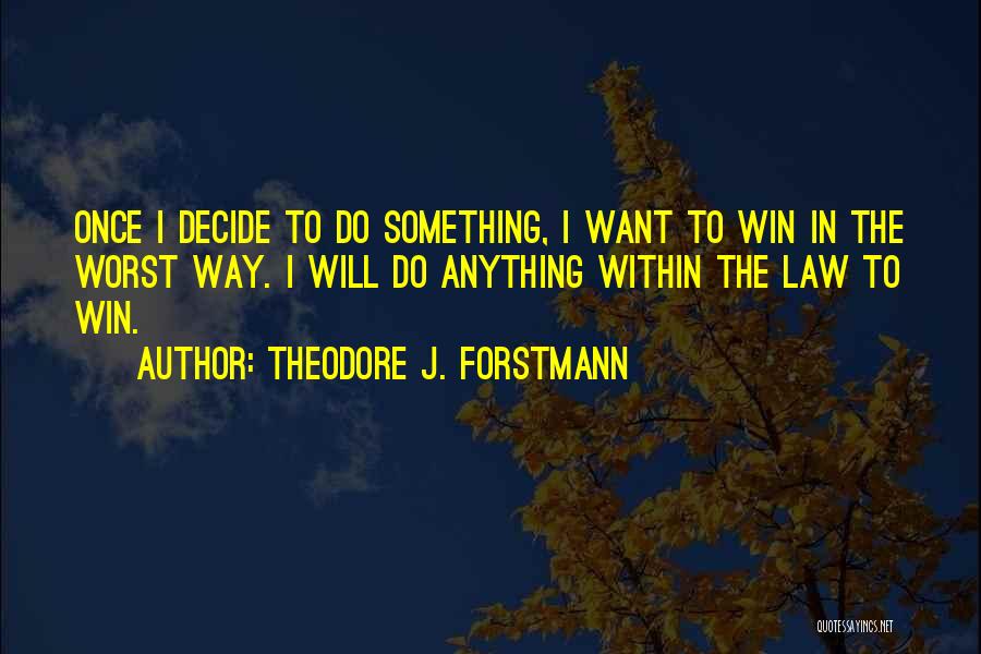Theodore J. Forstmann Quotes 451074