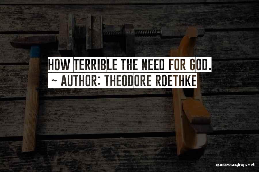 Theodore Roethke Quotes 1234900