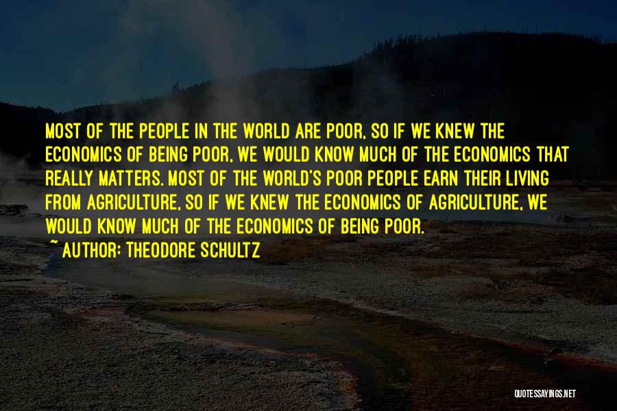 Theodore Schultz Quotes 1033199