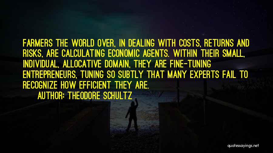 Theodore Schultz Quotes 1291107