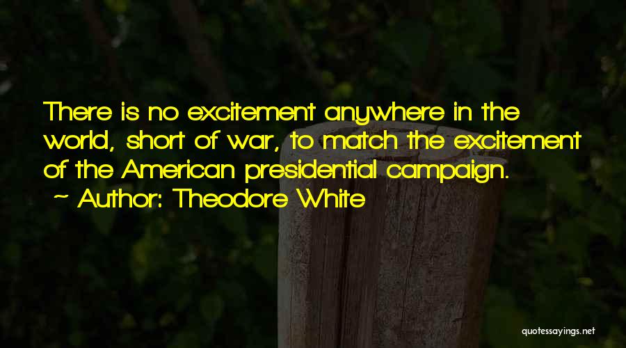 Theodore White Quotes 350413