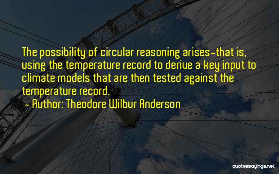 Theodore Wilbur Anderson Quotes 532016