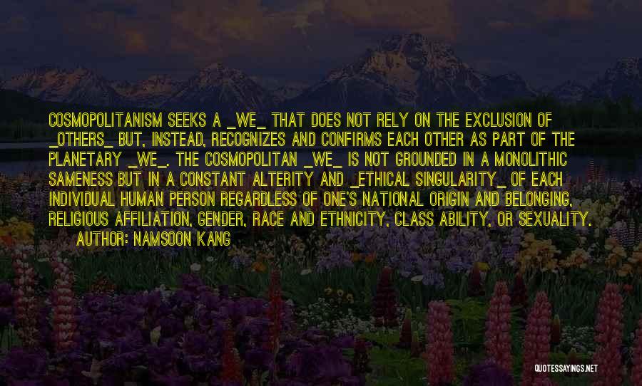 Theology Quotes By Namsoon Kang