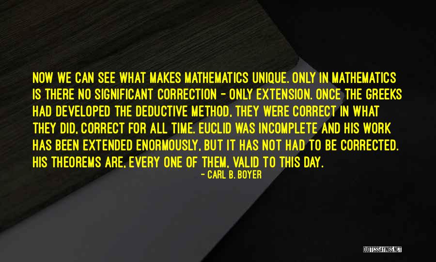 Theorems In Mathematics Quotes By Carl B. Boyer Theorems In Mathematics Quotes By Carl B. Boyer