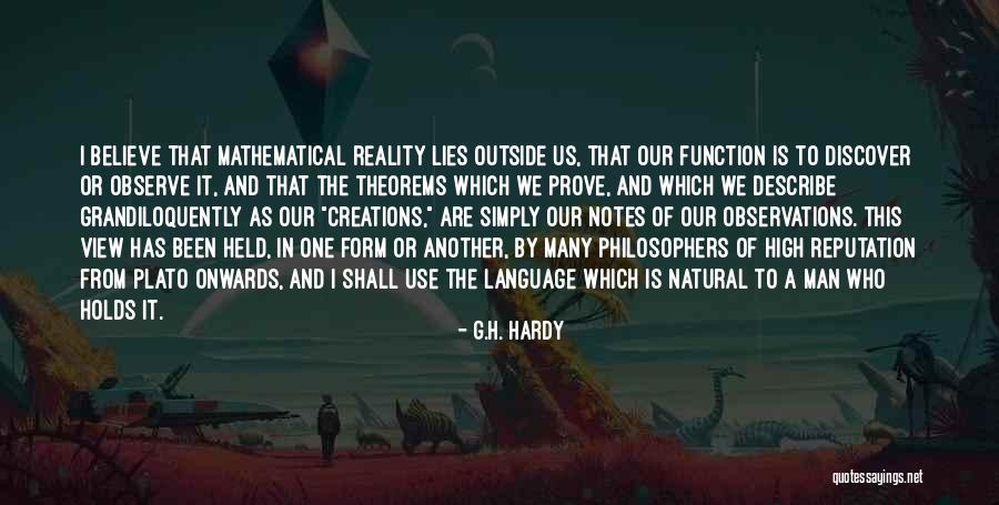 Theorems To Prove Quotes By G.H. Hardy Theorems To Prove Quotes By G.H. Hardy