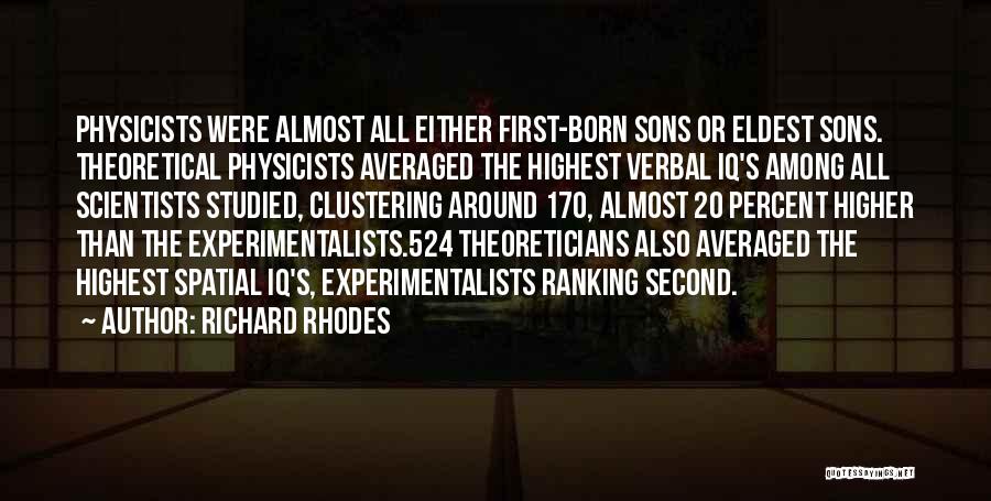 Theoretical Physicists Quotes By Richard Rhodes