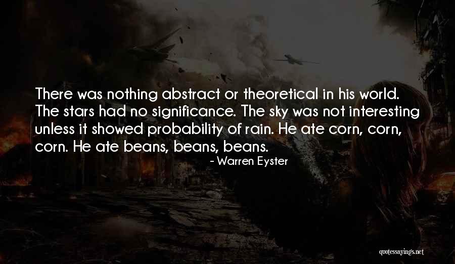 Theoretical Probability Quotes By Warren Eyster