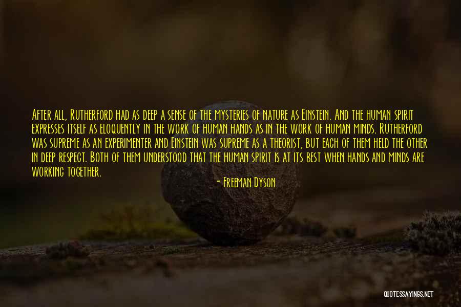 Theorist Quotes By Freeman Dyson Theorist Quotes By Freeman Dyson