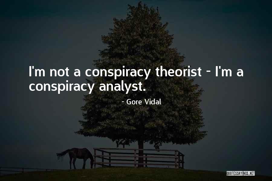 Theorist Quotes By Gore Vidal Theorist Quotes By Gore Vidal