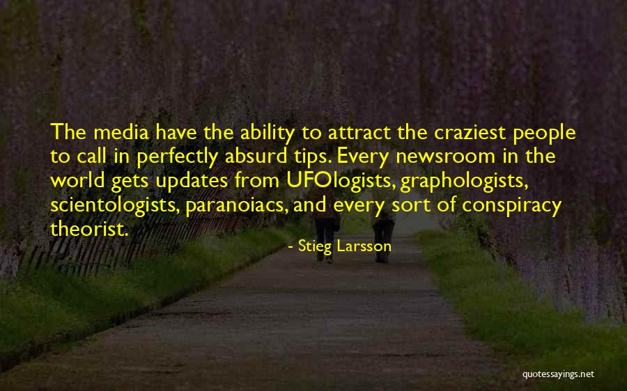 Theorist Quotes By Stieg Larsson Theorist Quotes By Stieg Larsson